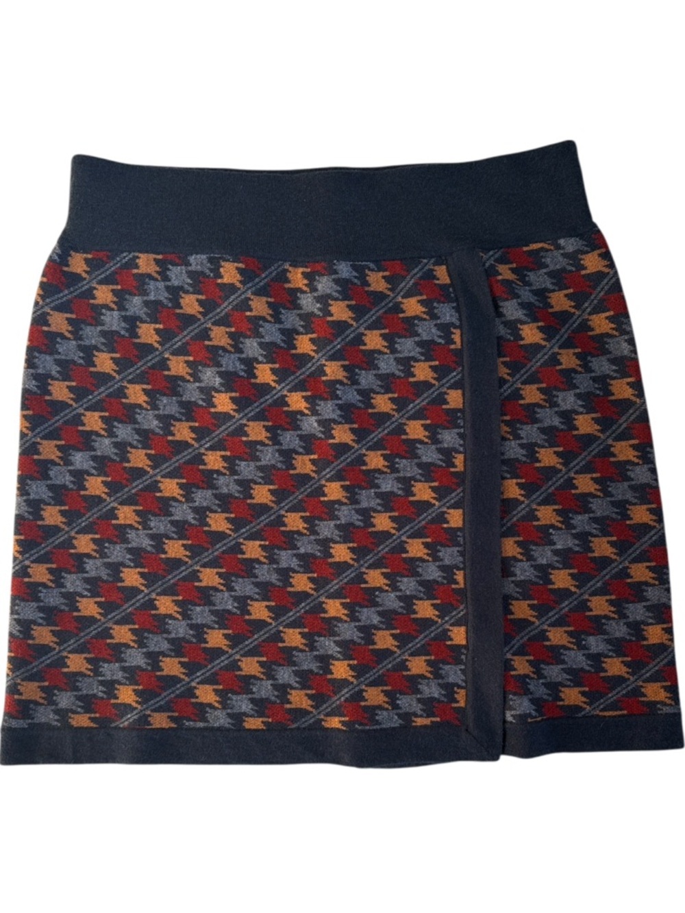 EUC Title Nine Merino Wool Blend Pull-On Knit Skirt Size Small
